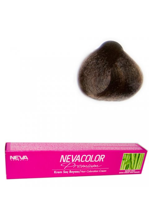 Nevacolor Tüp Boya  7.71 Kumral Küllü Kahve x 2 Adet + Sıvı Oksidan 2 Adet