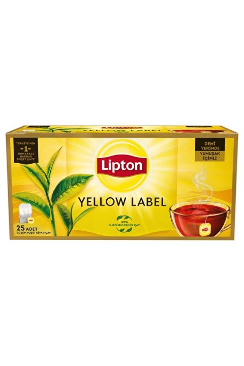 Lipton Yellow Label Bardak Çay 25 Li x 12 Adet